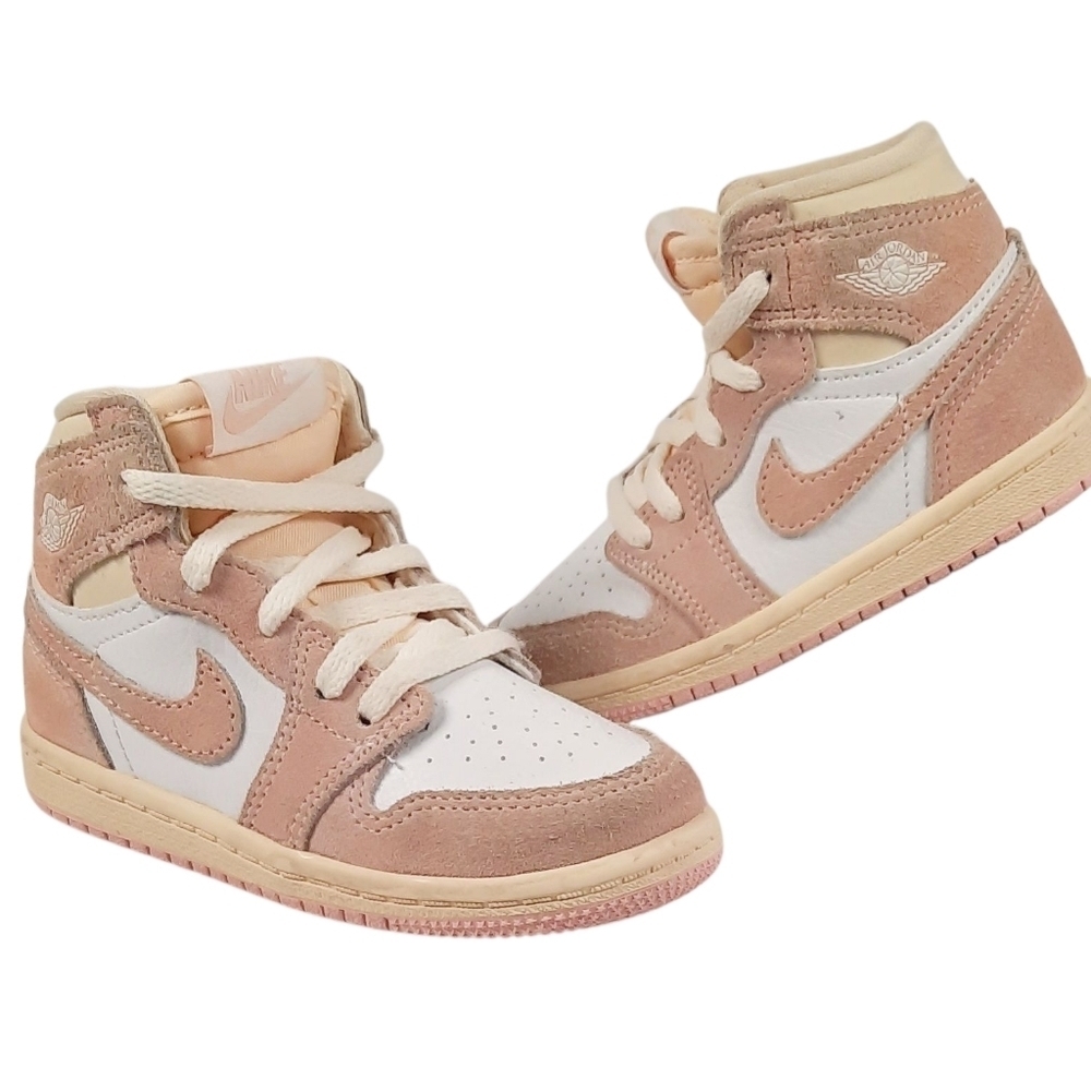 [FD2598-600] Preschool Jordan Retro 1 High OG 'Washed Pink (TD)" 7.5C